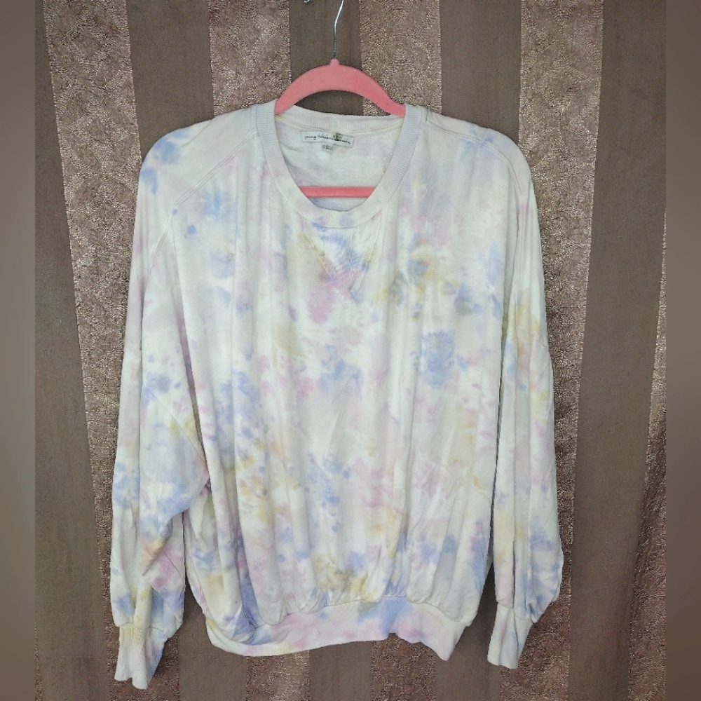 💎 YFB Women's Top Juliette Tie Dyed Pullover #0107